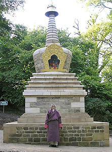 FINSHED STUPA - click to see larger version