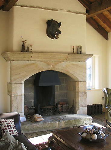 WILD BOAR FIREPLACE